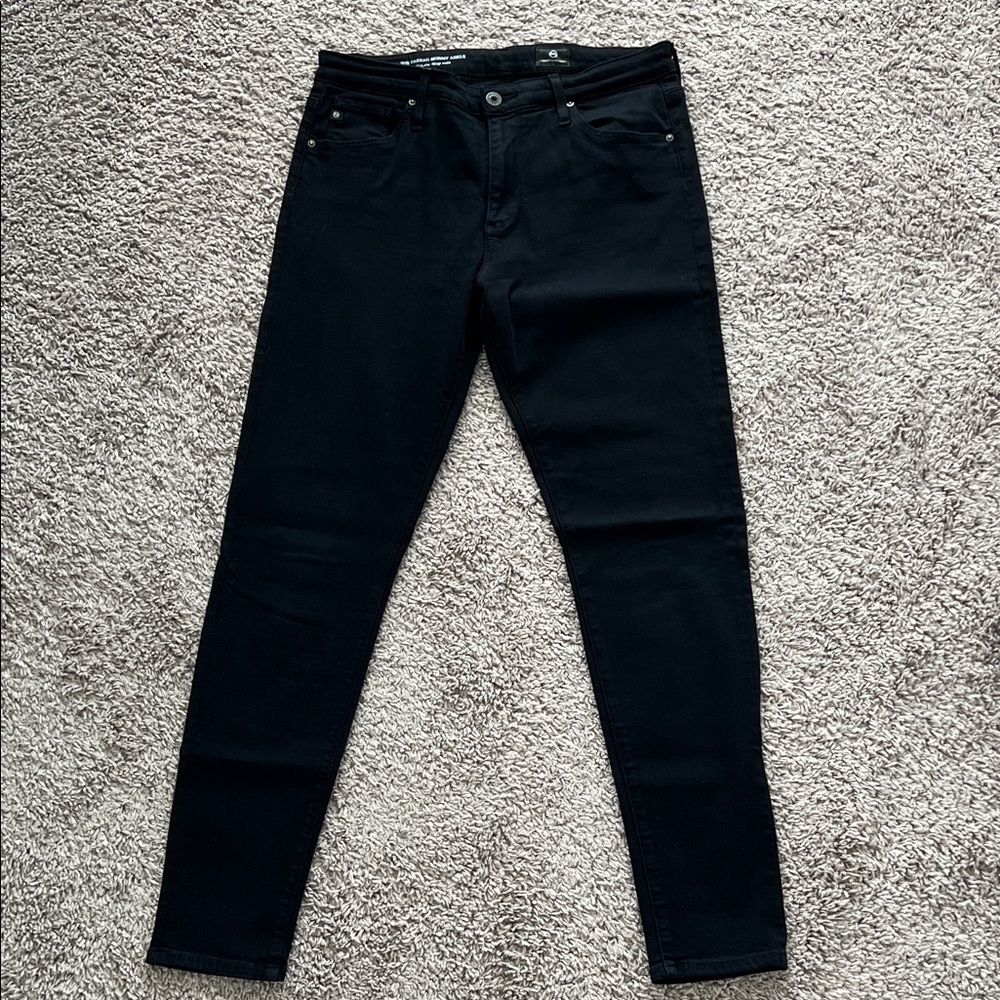 Adriano Goldschmied AG Black High Waisted Jeans
